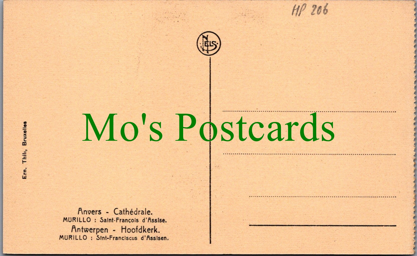 Belgium Postcard - Anvers / Antwerp Cathedrale, Saint-Francois d'Assise HP206