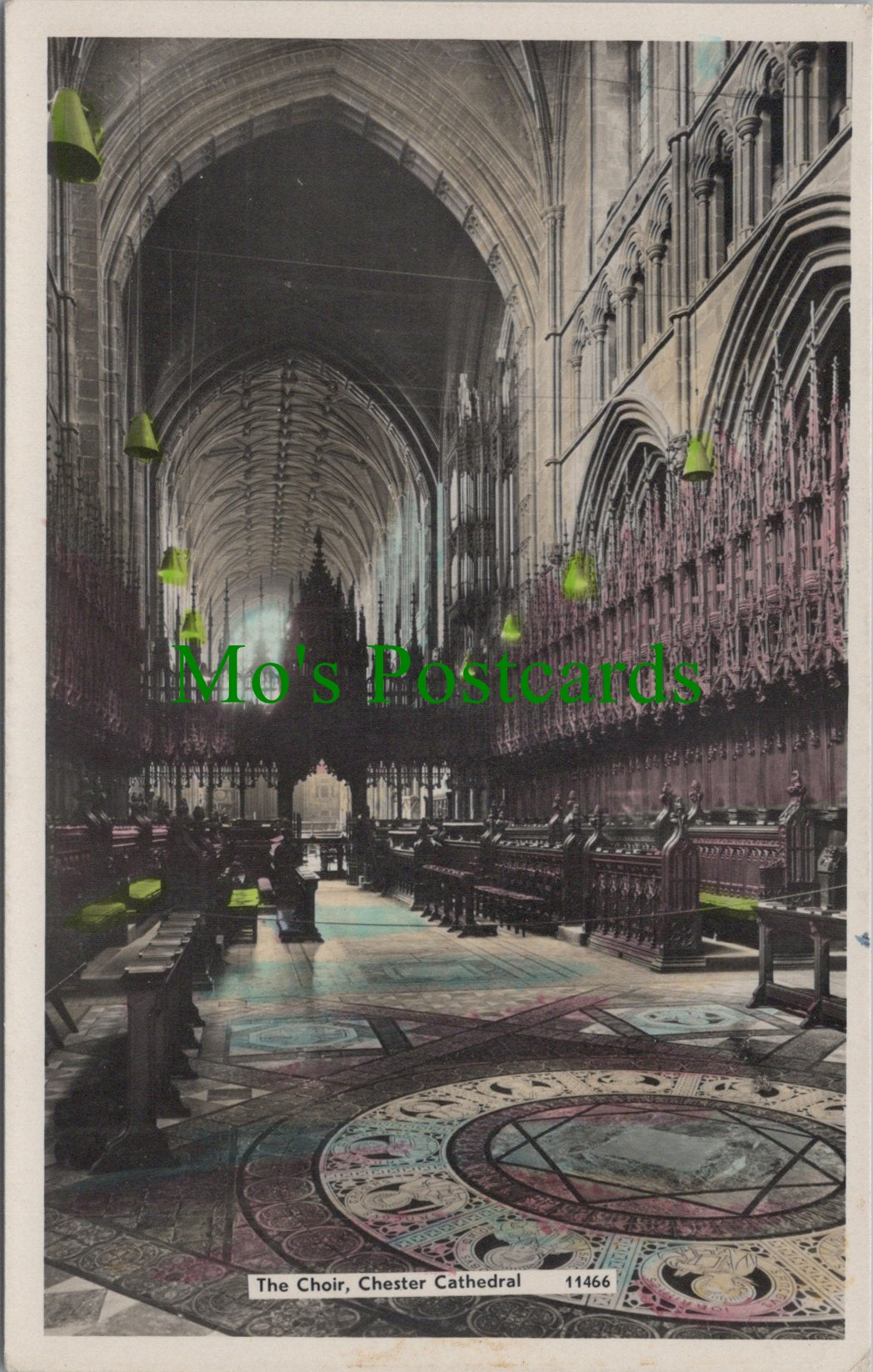 Cheshire Postcard - Chester Cathedral, The Choir  HP213
