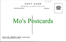 Load image into Gallery viewer, London Postcard - Dr Johnson&#39;s House, Gough Square HP215
