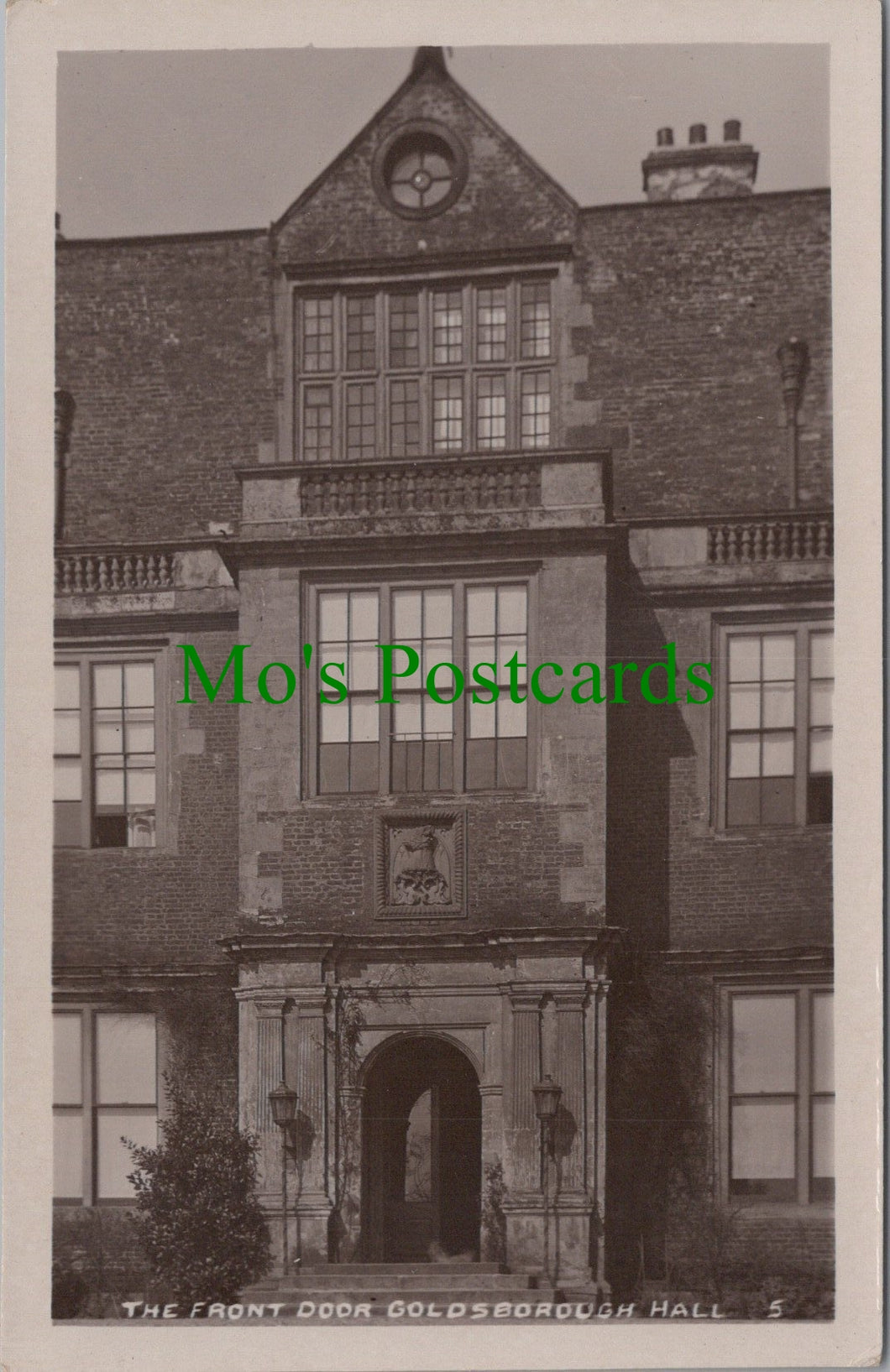Yorkshire Postcard - Goldsborough Hall, The Front Door   HP148