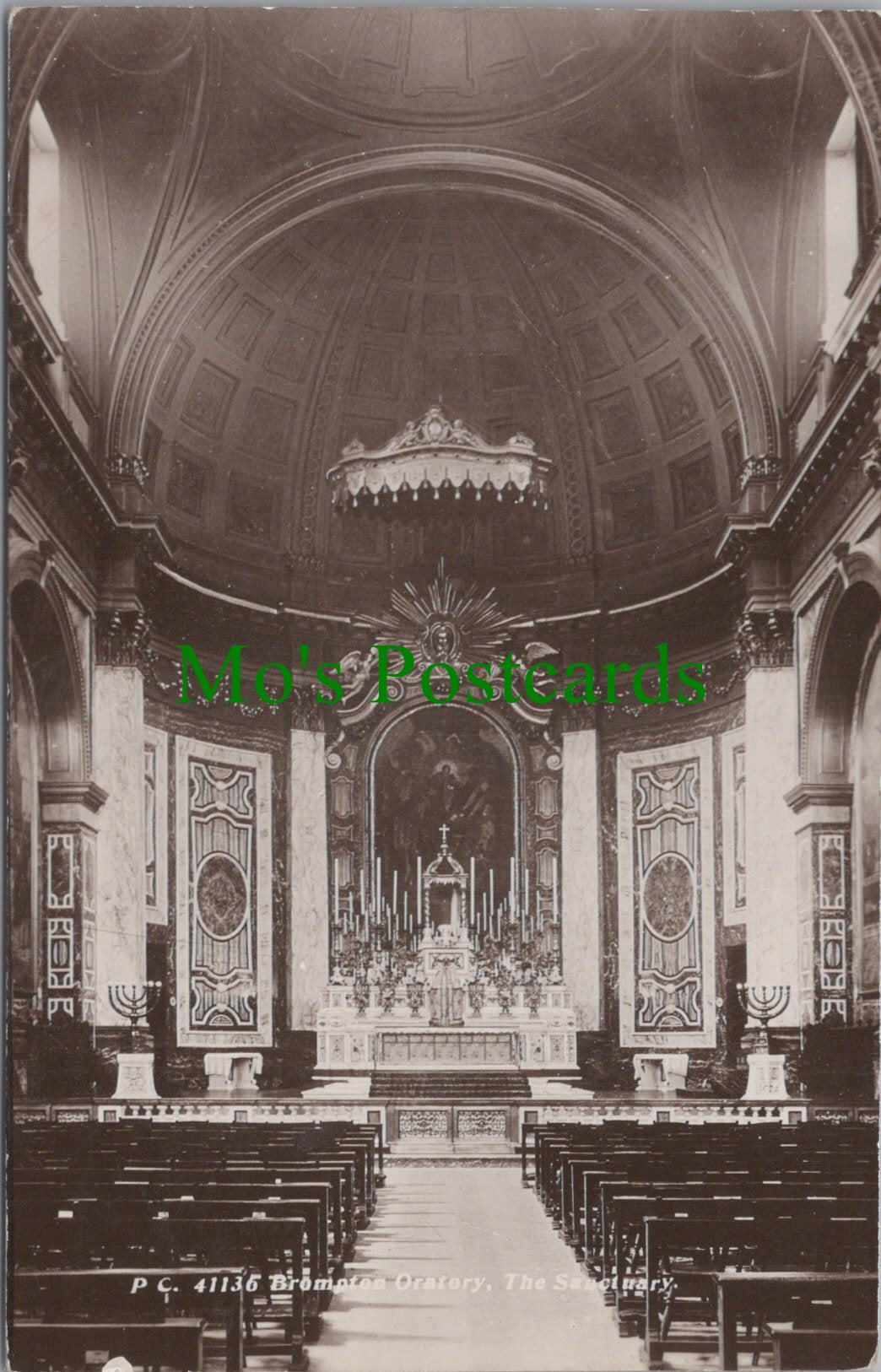 London Postcard - Brompton Oratory, The Sanctuary  HP155