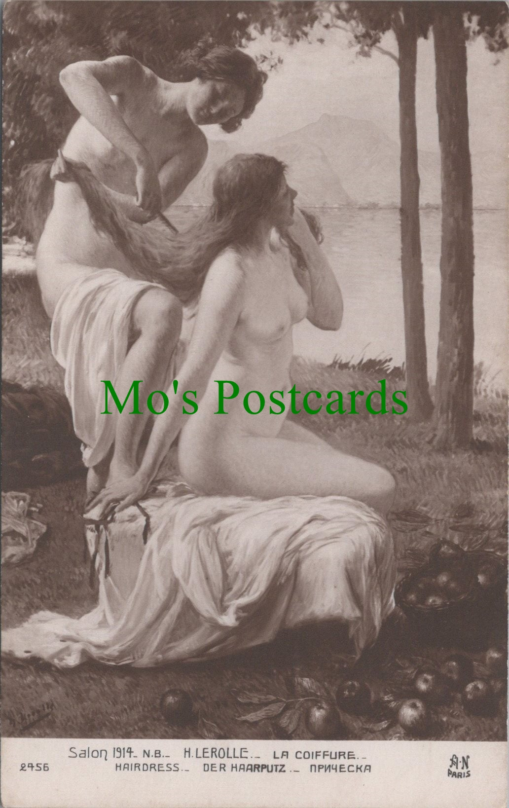 Art Postcard - Salon 1914, H.Lerolle, La Coiffure, Hairdress HP186