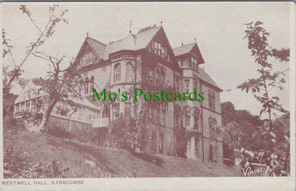 Devon Postcard - Ilfracombe, Westwell Hall  SW12665