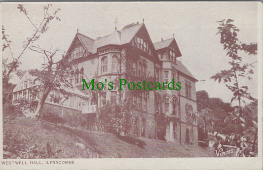 Devon Postcard - Ilfracombe, Westwell Hall  SW12665