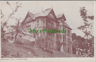Devon Postcard - Ilfracombe, Westwell Hall  SW12665