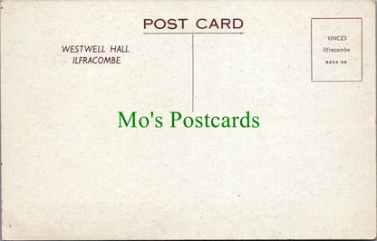Devon Postcard - Ilfracombe, Westwell Hall  SW12665