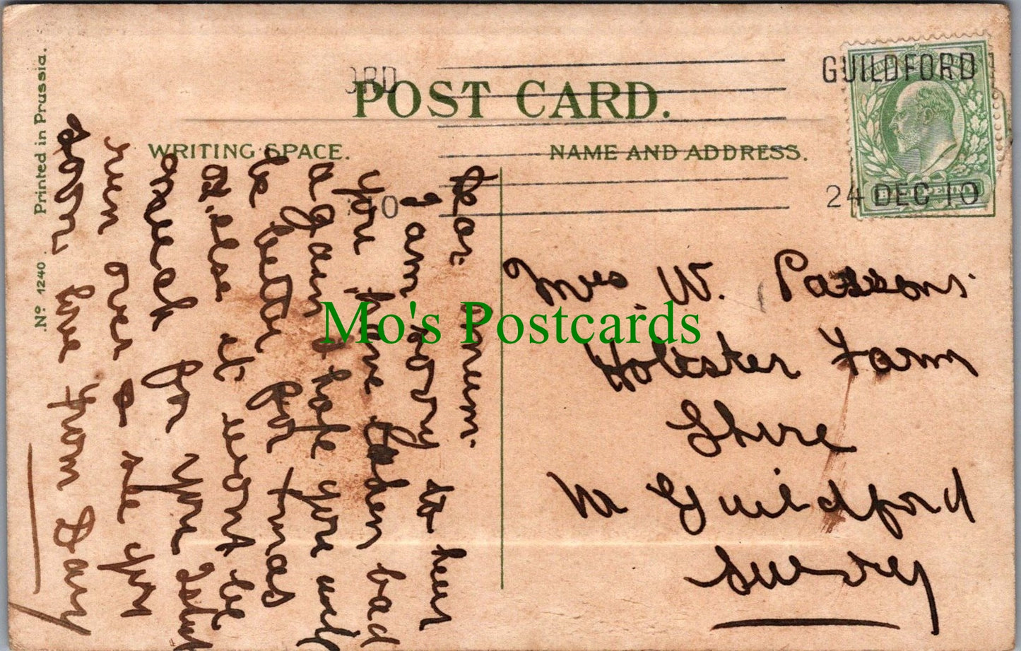 Greetings Postcard - A Merry Christmas, Winter Scene SW12666