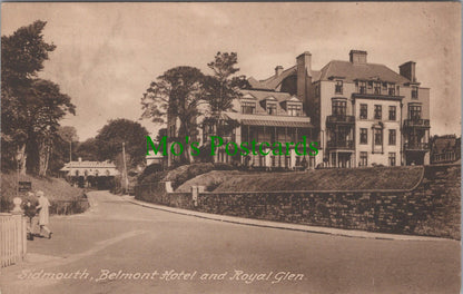 Devon Postcard - Sidmouth, Belmont Hotel and Royal Glen  SW12677