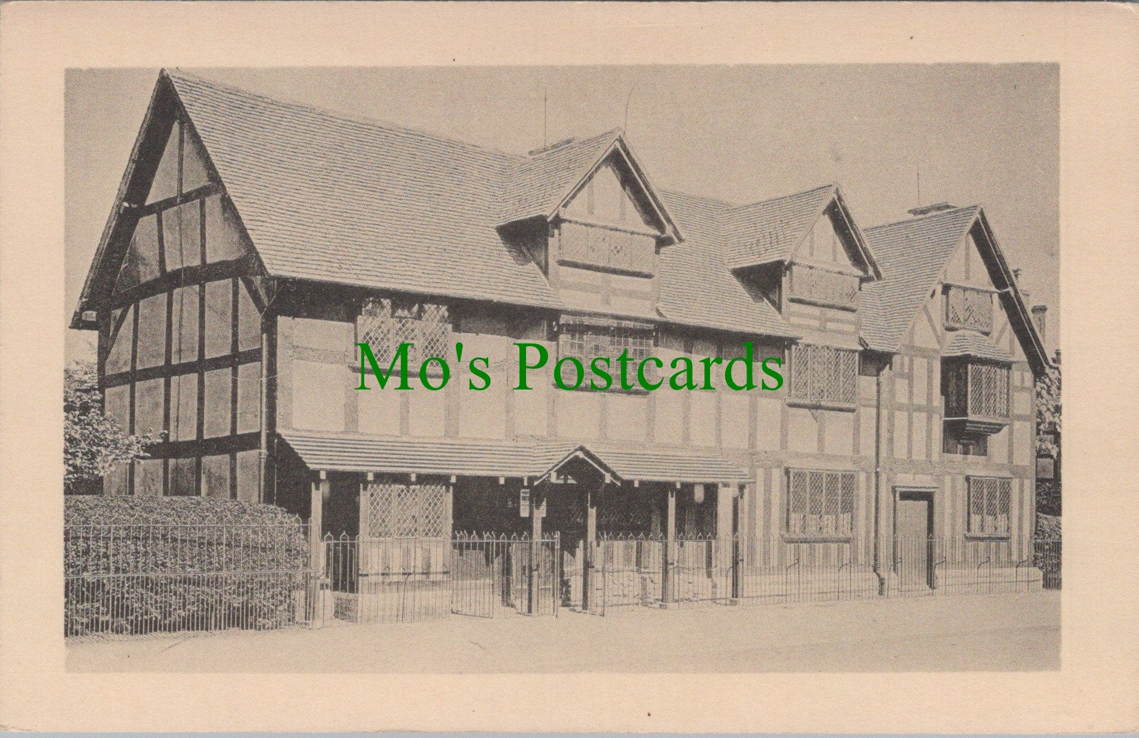 Warwickshire Postcard - Stratford-On-Avon, Shakespeare's Birthplace DC2555