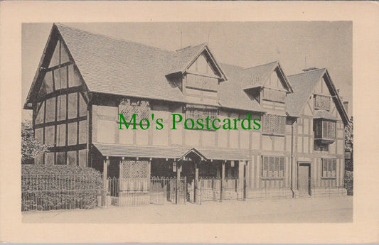 Warwickshire Postcard - Stratford-On-Avon, Shakespeare's Birthplace DC2555