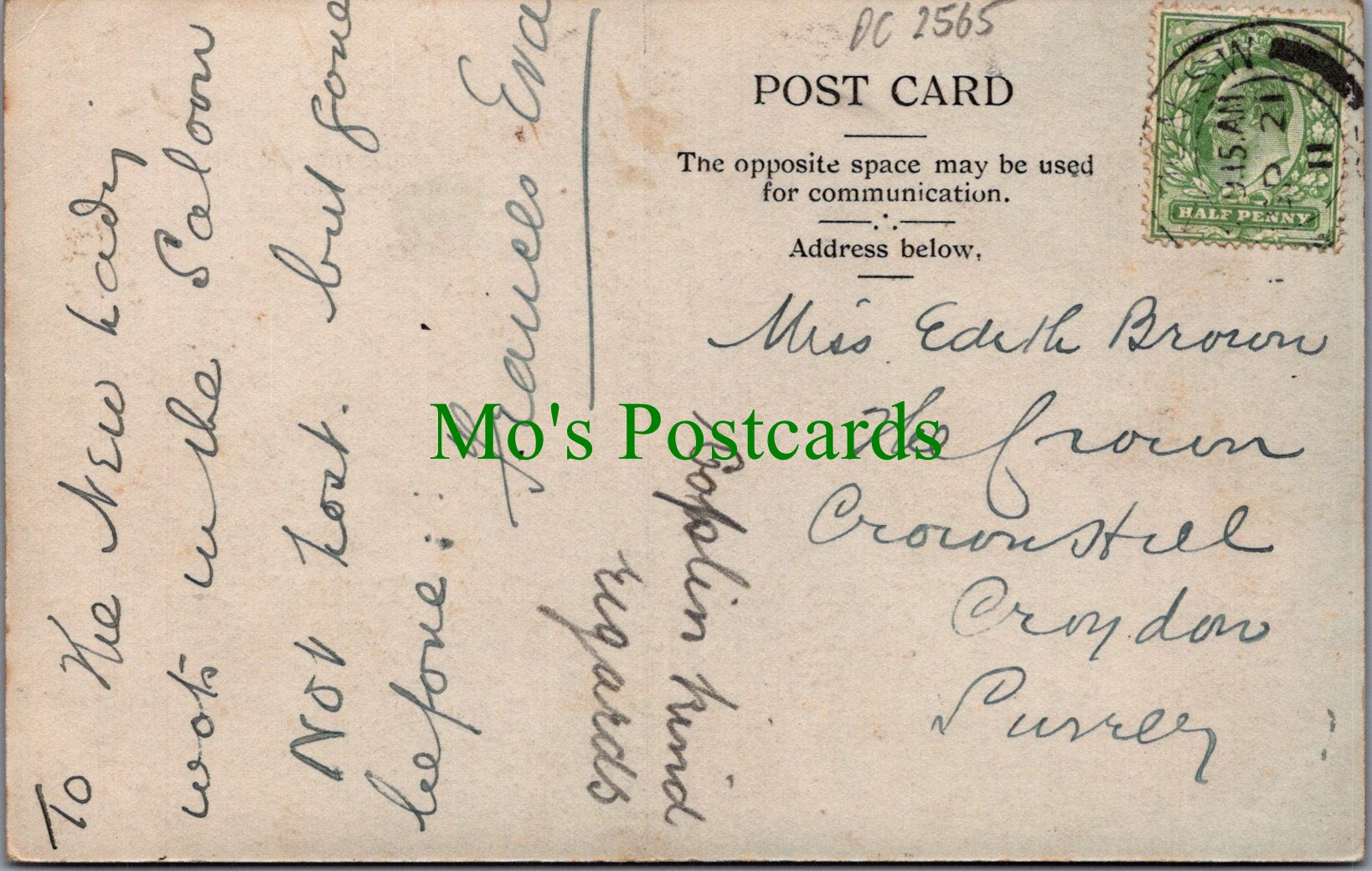 London Postcard - Parsons Green, Hammersmith and Fulham DC2565