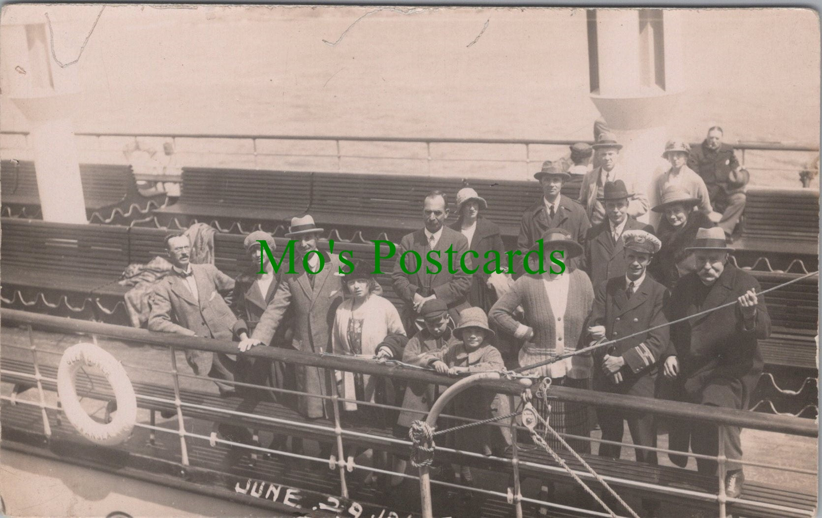 Wales Postcard - Glen Gower Paddle Steamer, Swansea SW12396