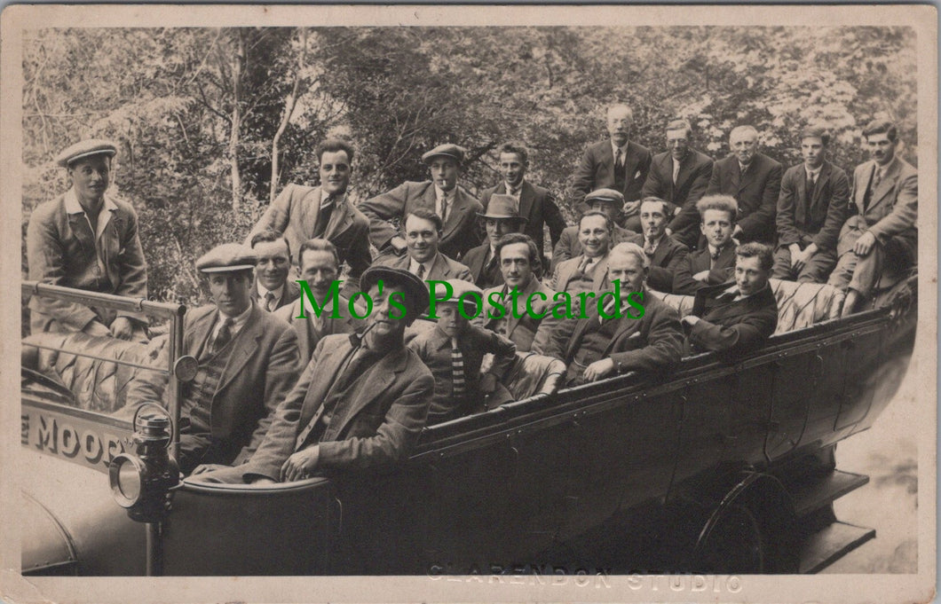 Road Transport Postcard - Charabanc Men's Road Trip  SW12401