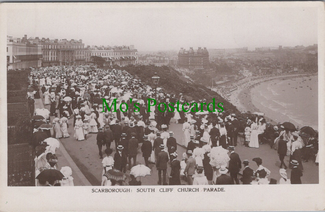 Yorkshire Postcard - Scarborough: South Cliff Church Parade  SW12407