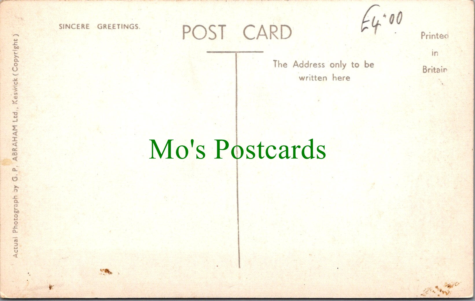 Cumbria Postcard - Longthwaite Hostel, Borrowdale  SW12409