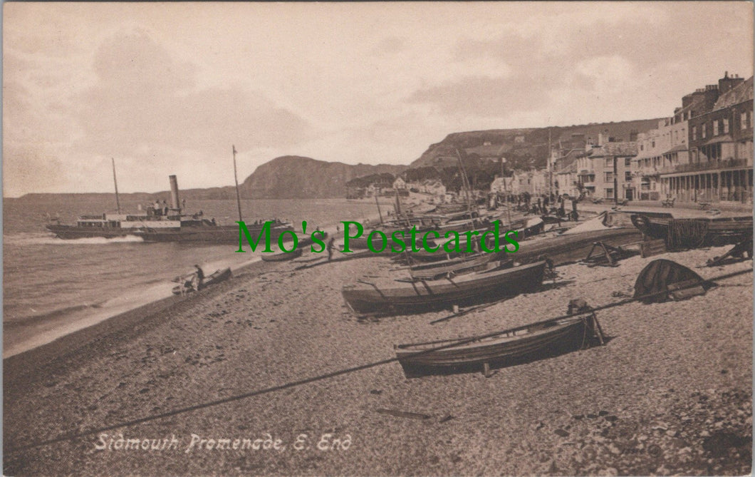 Devon Postcard - Sidmouth Promenade   SW12446