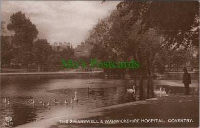 Warwickshire Postcard - Coventry, The Swanswell & Warwickshire Hospital SW13248