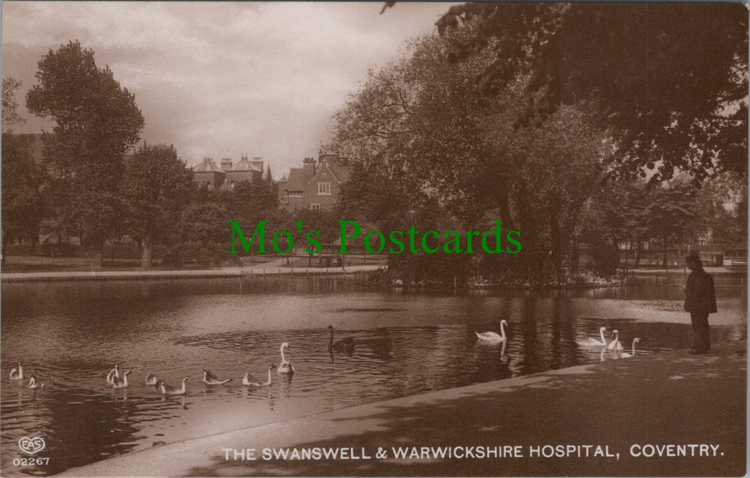 Warwickshire Postcard - Coventry, The Swanswell & Warwickshire Hospital SW13248