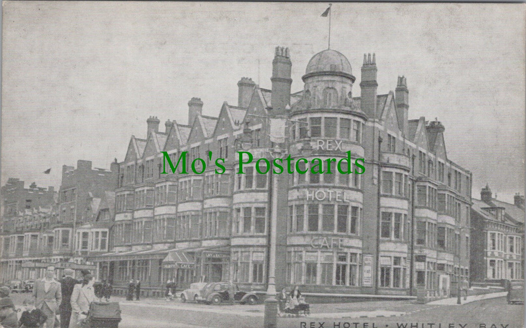 Northumberland Postcard - Whitley Bay, Rex Hotel    SW13266