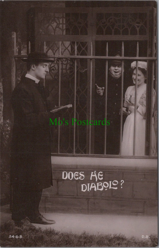 Religion Postcard - Priest, Policeman, Nurse  SW13277
