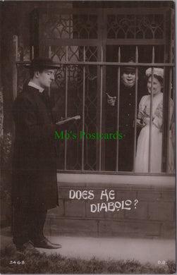 Religion Postcard - Priest, Policeman, Nurse  SW13277