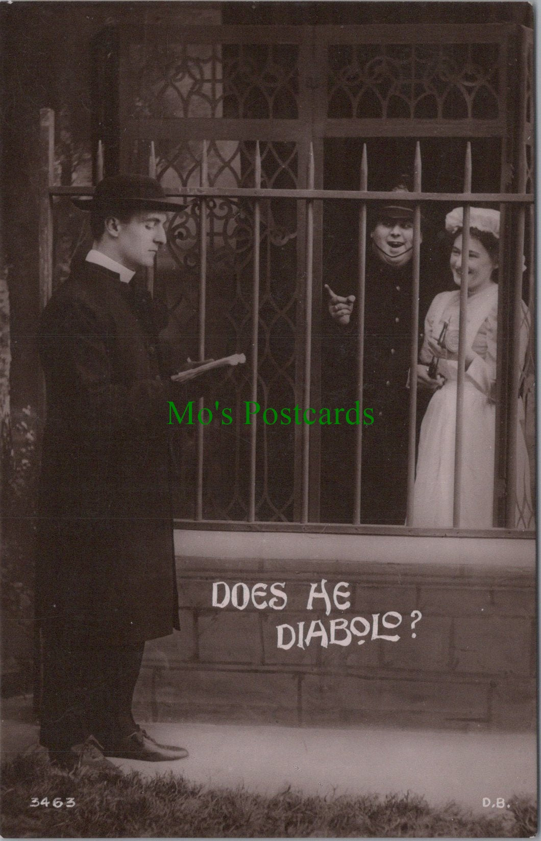 Religion Postcard - Priest, Policeman, Nurse  SW13277