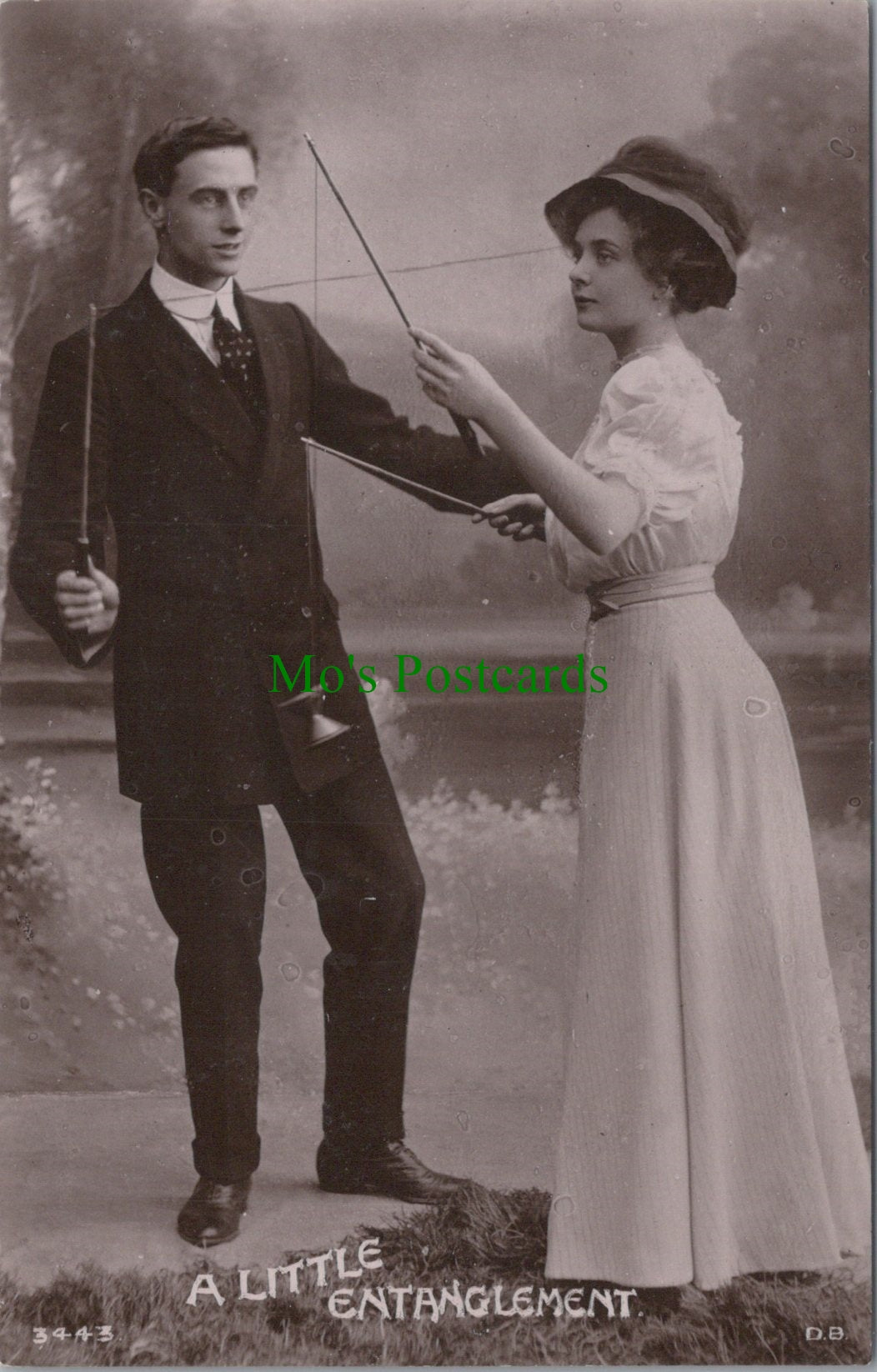 Romance Postcard - A Little Entanglement  SW13278