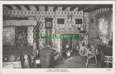 Yorkshire Postcard - York Castle Museum, Moorland Cottage Interior  SW10942