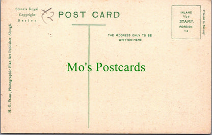 Buckinghamshire Postcard - Stoke Poges Church With Lych Gate  SW10946