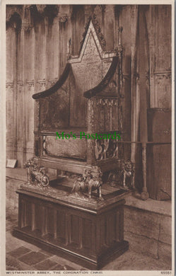 London Postcard - Westminster Abbey, The Coronation Chair  SW10963