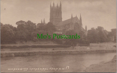Worcestershire Postcard - Worcester Cathedral From North West SW10974