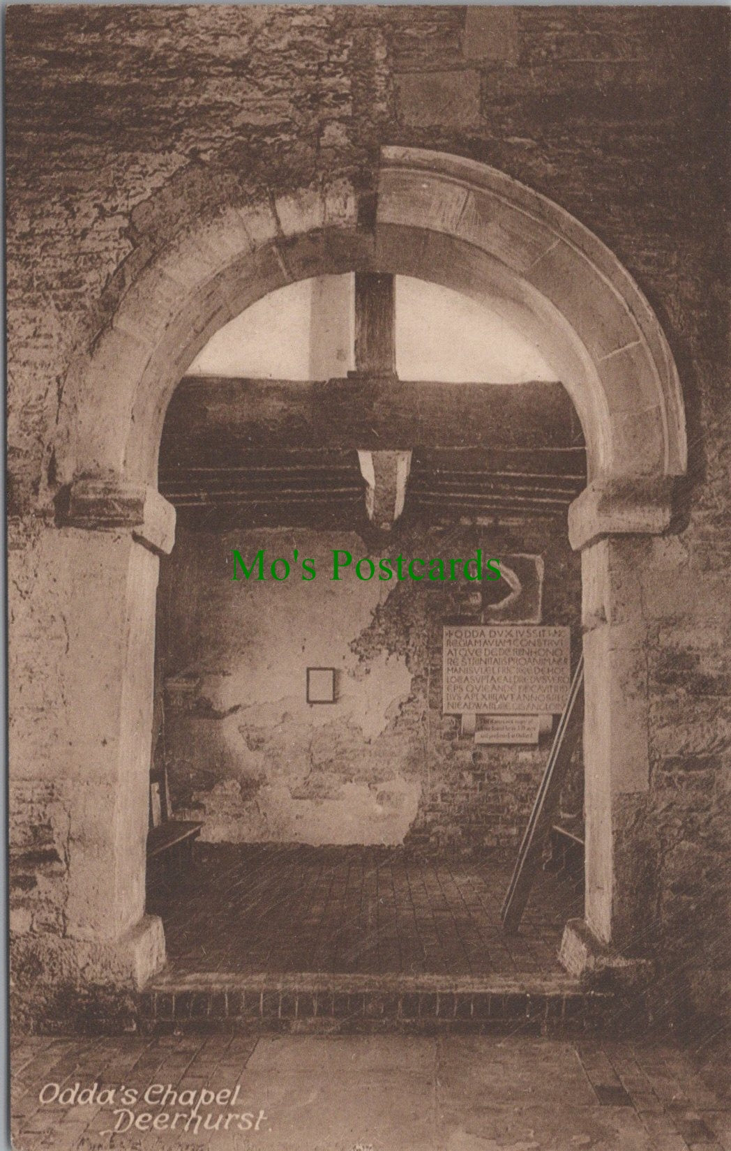 Gloucestershire Postcard - Deerhurst, Odda's Chapel  SW10975