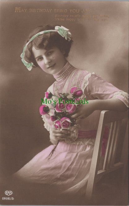 Greetings Postcard - May Birthday Bring You Joy  SW10992