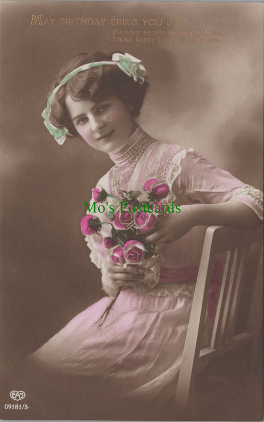 Greetings Postcard - May Birthday Bring You Joy  SW10992