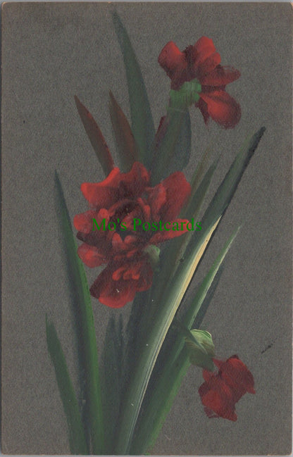Nature Postcard - Hand Painted Birthday Flowers  SW10994