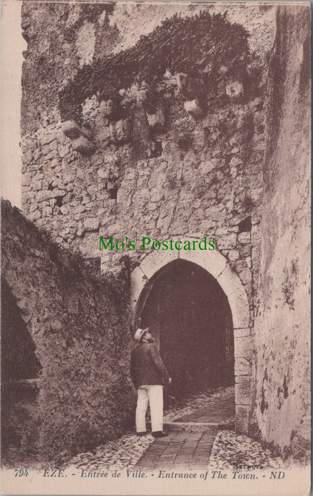 France Postcard - Eze, Entrance of The Town  SW11011