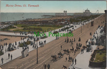 Load image into Gallery viewer, Norfolk Postcard - Great Yarmouth, Marine Drive  SW11014
