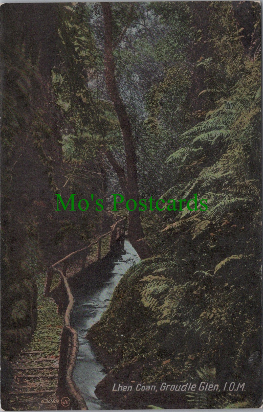 Isle of Man Postcard - Lhen Coan, Groudle Glen  SW11022