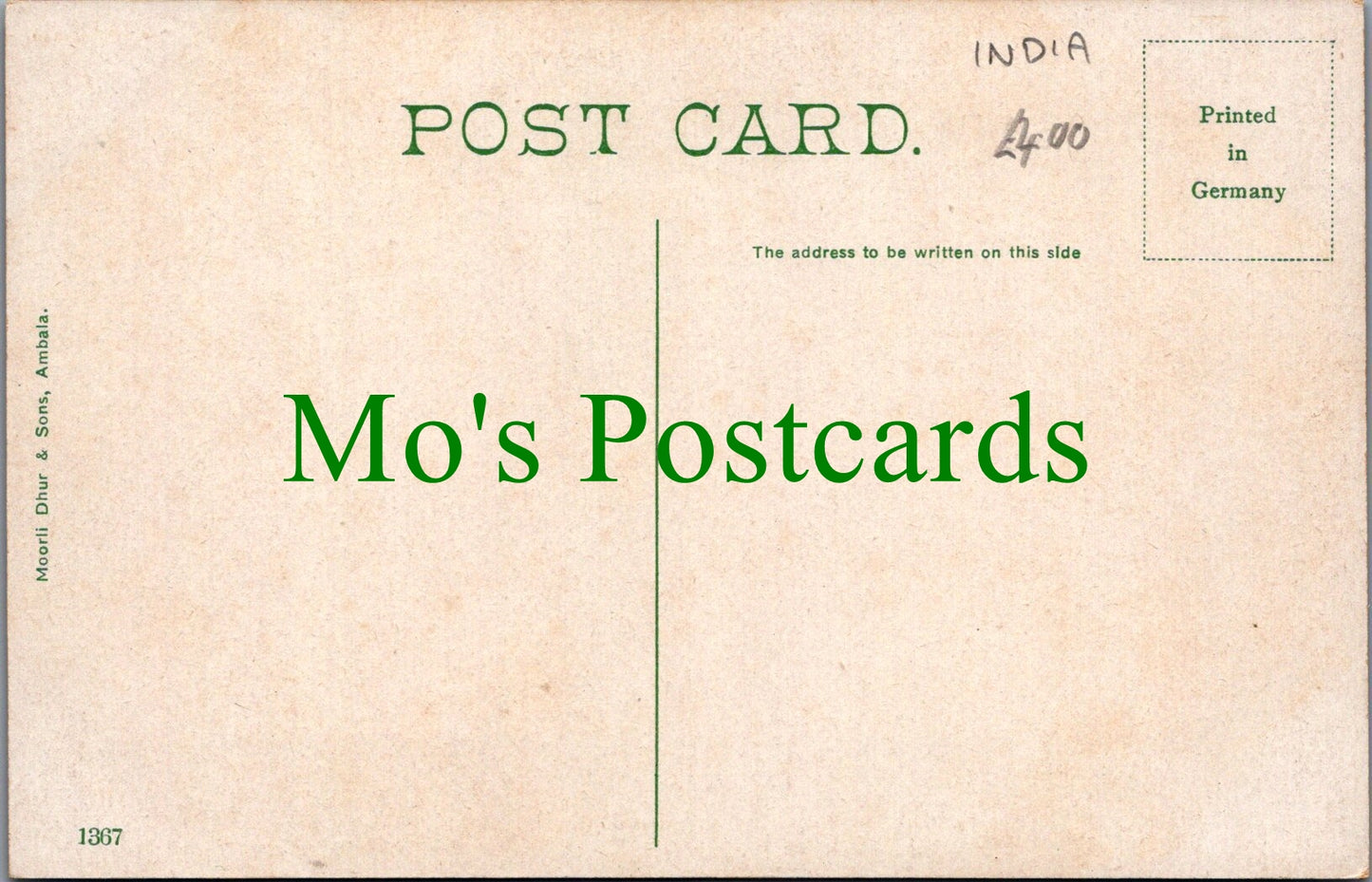India Postcard? - Train on Steep Hillside  SW11032