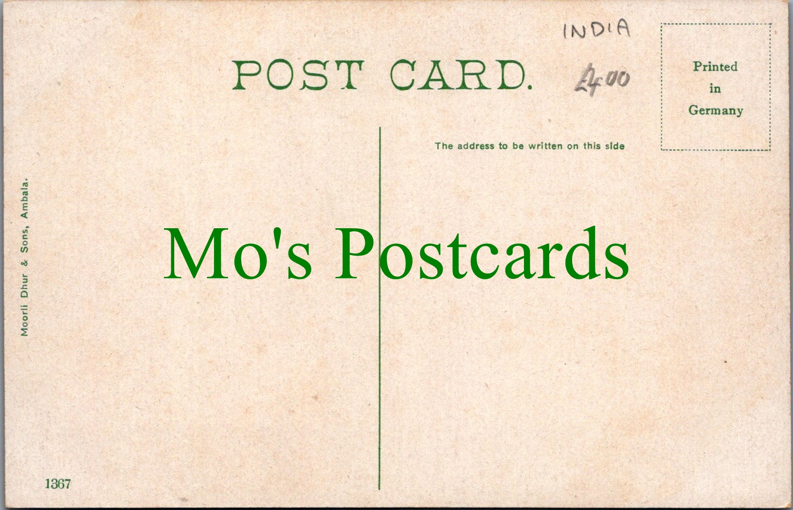 India Postcard? - Train on Steep Hillside  SW11032