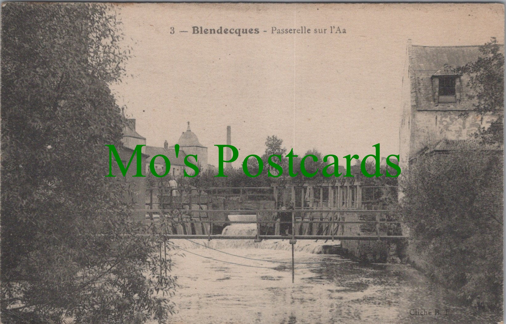 France Postcard - Blendecques, Passerelle Sur l'Aa  SW11046