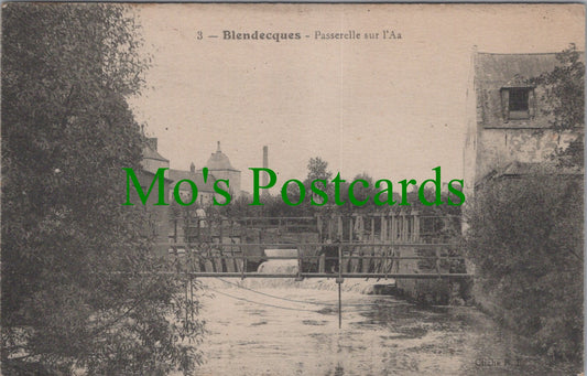 France Postcard - Blendecques, Passerelle Sur l'Aa  SW11046