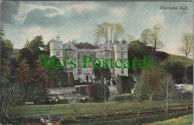 Yorkshire Postcard - Fountains Hall Country House, Nr Ripon  SW11058