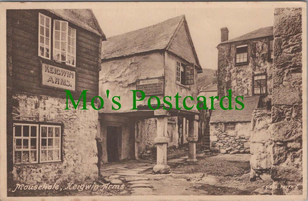 Cornwall Postcard - Mousehole, Keigwin Arms  SW11077