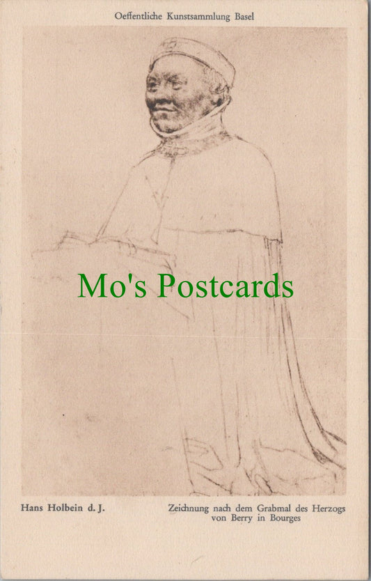 Art Postcard - Hans Holbein, Zeichnung Nach Dem Grabmal Des Herzogs SW11081