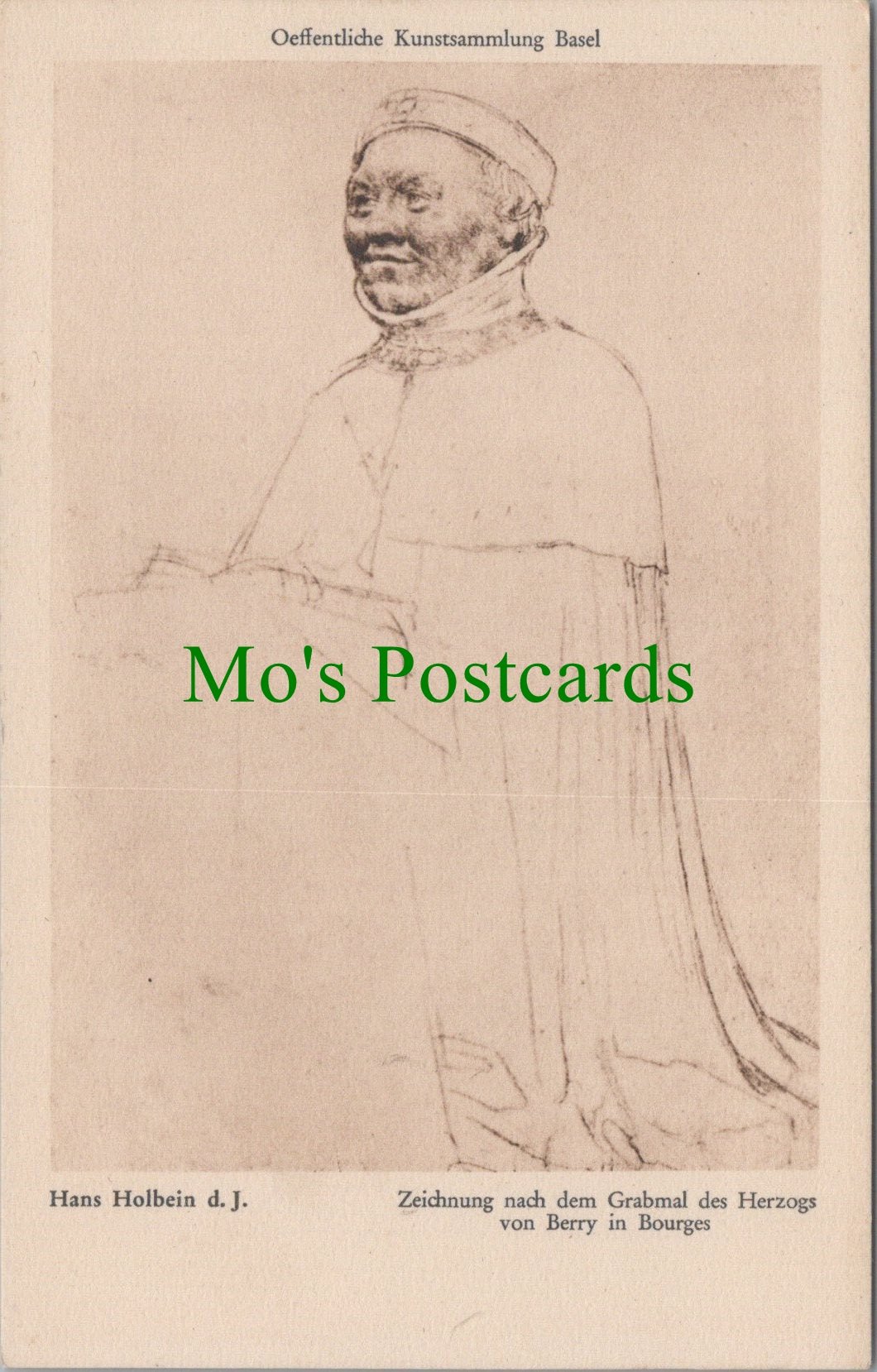 Art Postcard - Hans Holbein, Zeichnung Nach Dem Grabmal Des Herzogs SW11081