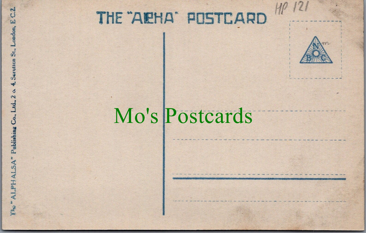 Children Postcard - Young Girl Stood Next To a Hand Cart HP121
