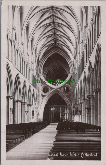Somerset Postcard - Wells Cathedral, The East Nave  HP129