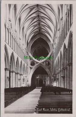 Somerset Postcard - Wells Cathedral, The East Nave  HP129