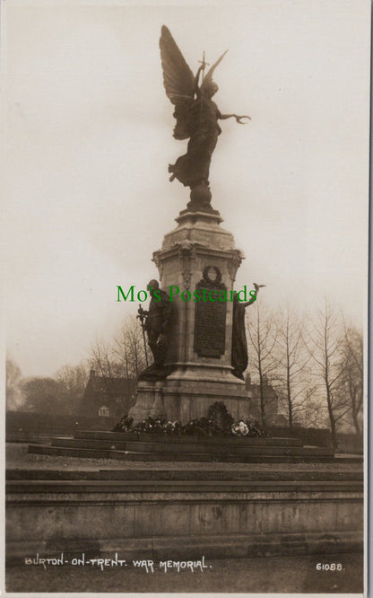 Staffordshire Postcard - Burton-On-Trent War Memorial   HP135
